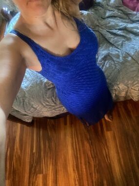 Beautiful blue lace dress